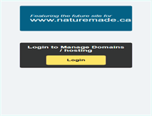 Tablet Screenshot of naturemade.ca